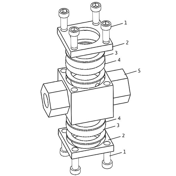 Parts of Iniflu's Stainless Steel Flow Indicator for Industrial Applications