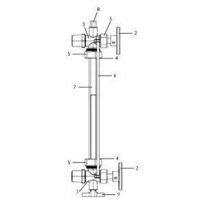 Brass Level Indicator Valves for Fluid Control in Industrial Processes