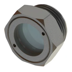 Steel Bullseye Sight Glass for Process Monitoring in Tanks